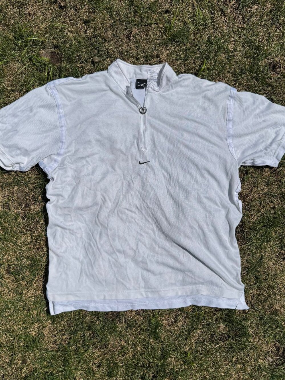 Nike - Vintage 1994 Agassi Tennis Court Shirt (Men's) - White